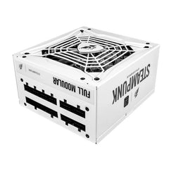 1STPLAYER STEAMPUNK PS-750AX 750W 80PLUS SILVER FULL MODULAR W/7-COLOR LED WHITE POWER SUPPLY