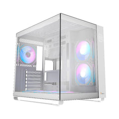 OCYPUS IOTA C70 PANORAMIC WITH 6 ARGB FAN WHITE PC CASE