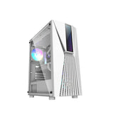 FRONTIER VESTA WHITE 3*12CM LED FAN PC CASE