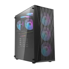 DARKFLASH DK352 PLUS BLACK PC CASE
