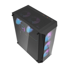 DARKFLASH DK352 PLUS BLACK PC CASE