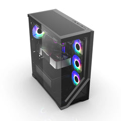 FRONTIER TRENDSONIC ARTEMIS AR17A USB-C BLACK 4*12CM ARGB FAN PC CASE