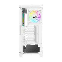 OCYPUS GAMMA C72 WHITE MID-TOWER WITH ARGB FAN PC CASE