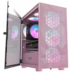 DARKFLASH DLM21 PINK MESH PC CASE