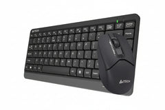A4TECH FSTYLER FG1112 BLACK COMPACT WIRELESS KEYBOARD MOUSE COMBO