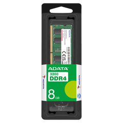 ADATA 8GB 3200MHZ AD4S32008G22-SGN DDR4 SODIMM MEMORY