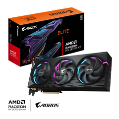 GIGABYTE AORUS RADEON RX 9070 XT 16GB GDDR6 ELITE WINDFORCE OC GV-R9070XTAORUS E-16GD GRAPHICS CARD