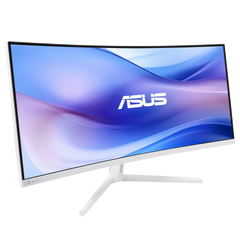 ASUS VU34WCIP-W 34" WQHD (3440*1440) VA FRAMELESS 100HZ CURVED WHITE MONITOR