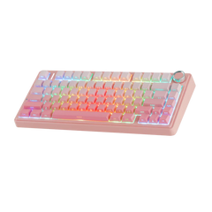AULA F75 WIRELESS MECHANICAL PINK GRADIENT,DREAM SAKURA GAMING KEYBOARD