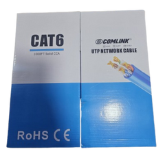 COMLINK 23AWG 305M BLUE CAT6 UTP CABLE