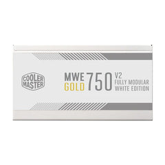 COOLER MASTER 750WATTS MWE 80PLUS GOLD V2 FULL MODULAR WHITE MPE-7501-AFAAG-3EGU2 POWER SUPPLY