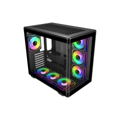 COOLER MASTER ELITE 600 BLACK 7*ARGB FANS E600-KGNN-S02 PC CASE