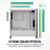 CORSAIR 4000D TEMPERED GLASS WHITE PC CASE