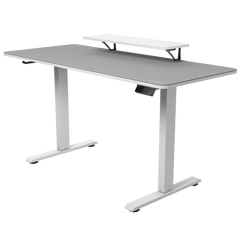 COUGAR E-STAR 140 ELECTRIC 1200X600X15MM WHITE COMPUTER TABLE