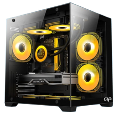 CVS EMIRSUN X5 BLACK 5*ARGB FANS PC CASE
