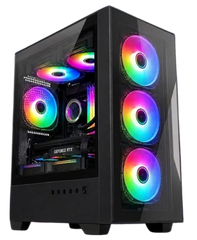 CVS VELU-TG BLACK 3*ARGB FANS PC CASE