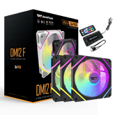 DARKFLASH DM12 F 3 IN 1 12CM BLACK ARGB DF-DM12F 3IN1-B-PH2 CASE FAN KIT