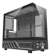 DARKFLASH DS950MV BLACK WITH 6" IPS DISPLAY MATX PC CASE
