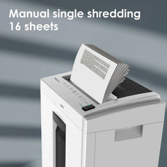 DELI ET053 23L 4X30MM CROSS CUT 16 SHEETS 10MIN PAPER SHREDDER