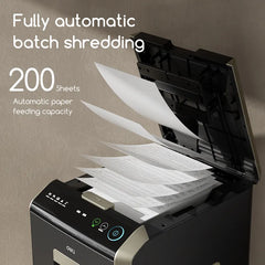 DELI ET089 32L 4X12MM CROSSCUT 12SHEETS 30MIN PAPER SHREDDER