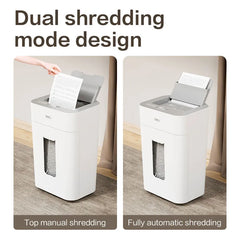 DELI ET090 6 SHEETS 18L 30MINS 100 SHEETS AUTO FEED PAPER SHREDDER