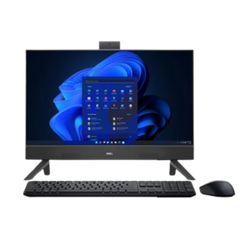 DELL EC24250 AIO DESKTOP CORE I5-1334U 8GB DDR5 MEM 512GB SSD 23.8" FHD TILT CAMERA WIN11 DARK SHADOW GRAY OFFICE H&S 2024 WITH KEYBOARD AND MOUSE