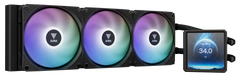 GAMDIAS AURA GL360 LCD BLACK ARGB AIO LIQUID COOLING CPU COOLER
