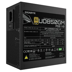 GIGABYTE GP-UD850GM 850WATTS PG5 V2 80PLUS GOLD FULLY MODULAR POWER SUPPLY