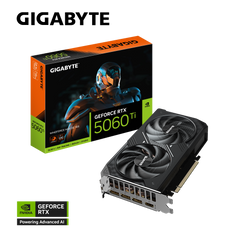 GIGABYTE GEFORCE RTX 5060TI 16GB GDDR7 WINDFORCE MAX OC GV-N506TWF2MAX OC-16GD GRAPHICS CARD
