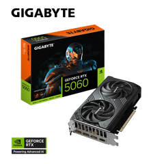 GIGABYTE GEFORCE RTX 5060 8GB GDDR7 WINDFORCE MAX OC GV-N5060WF2MAX OC-8GD GRAPHICS CARD