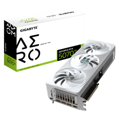 GIGABYTE GEFORCE RTX 5070TI 16GB GDDR7 AERO OC GV-N507TAERO OC-16GD GRAPHICS CARD