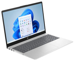 HP 15-FD0982TU LAPTOP CORE I3-1315U 8GB DDR4 MEM 512GB SSD 15.6" FHD DISPLAY WIN11 HOME NATURAL SILVER OFFICE HOME 2024