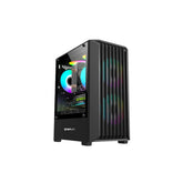 INPLAY META A200 BLACK WITH 3 RGB FANS PC CASE