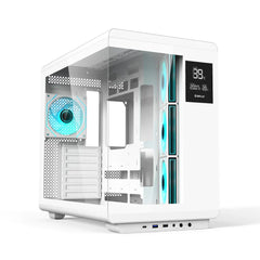 INPLAY SEAVIEW PALACE PRO WHITE WITH 4 ARGB FANS PC CASE