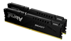 KINGSTON 16GB (2X8GB) PC6000 FURY BEAST KF560C40BBK2-16 NON-RGB DDR5 DIMM MEMORY