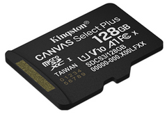 KINGSTON 128GB CANVAS SELECT PLUS CLASS 10 SDS2/128GB MEMORY CARD MICRO SD