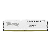 KINGSTON 16GB PC6000 FURY BEAST KF560C36BWE2-16 WHITE NON-RGB DDR5 DIMM MEMORY