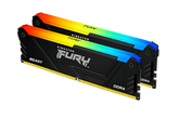 KINGSTON 32GB (2X16GB) PC3200 FURY BEAST KF432C16BB2AK2/32 RGB DDR4 DIMM MEMORY