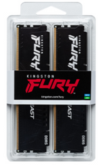KINGSTON 32GB (2X16GB) PC5600 FURY BEAST KF556C36BBEK2-32 NON-RGB DDR5 DIMM MEMORY