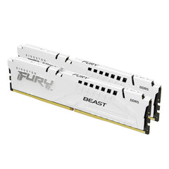 KINGSTON 32GB (2X16GB) PC6000 FURY BEAST KF560C36BWE2K2-32 NON-RGB WHITE DDR5 DIMM MEMORY