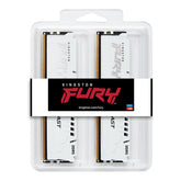 KINGSTON 64GB (2X32GB) PC6000MT/s FURY BEAST KF560C30BWEK2-64 WHITE RGB DDR5 DIMM MEMORY