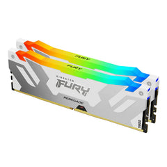KINGSTON 64GB (2X32GB) PC6000MT/s FURY RENEGADE KF560C32RWAK2-64 RGB WHITE DDR5 DIMM MEMORY