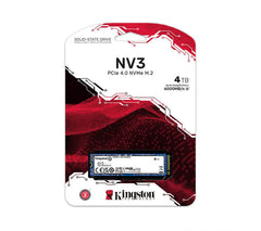 KINGSTON NV3 4TB SNV3S/4000G SOLID STATE DRIVE M.2 NVME