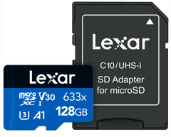 LEXAR 128GB C10 UHS-I LCDM128BB633A WITH ADAPTER MEMORY CARD MICRO SD