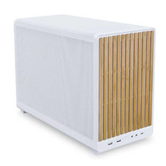 LIAN LI A3-MATX-WDG WHITE WOODEN PC CASE