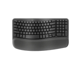 LOGITECH WAVE KEYS ERGONOMIC OFFWHITE WIRELESS KEYBOARD