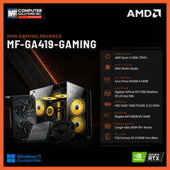 MF-GA419-GAMING (CPU ONLY) AMD RYZEN 5 5600 / RTX 5050 8GB / B550M / 16GB DDR4 / 500GB SSD M.2 NVME PCIE 4 / BLACK CASE