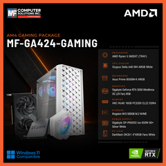 MF-GA424-GAMING (CPU ONLY) AMD RYZEN 5 5600XT / RTX 5050 8GB / B550M / 16GB DDR4 / 500GB SSD M.2 NVME PCIE 4 / WHITE CASE