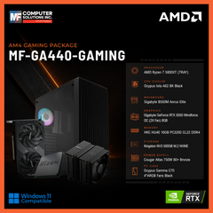 MF-GA440-GAMING (CPU ONLY) AMD RYZEN 7 5800XT / RTX 5050 8GB / B550M / 16GB DDR4 / 500GB SSD M.2 NVME PCIE 4 / BLACK CASE