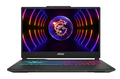 MSI CYBORG 15 A13VE-2452PHNN LAPTOP CORE I7-13620H 8GB DDR5 MEM 512GB SSD RTX 4050 6GB VRAM 15.6" FHD IPS 144HZ WIN11 HOME BLACK WITH BAG